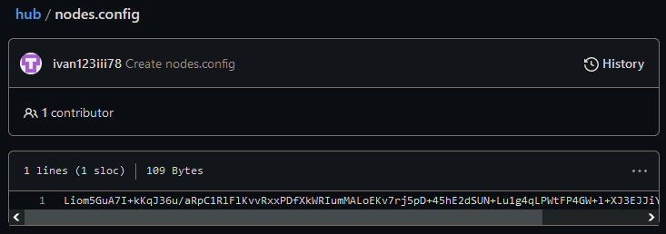 Figure 3. GitHub repository used as a dead-drop resolver