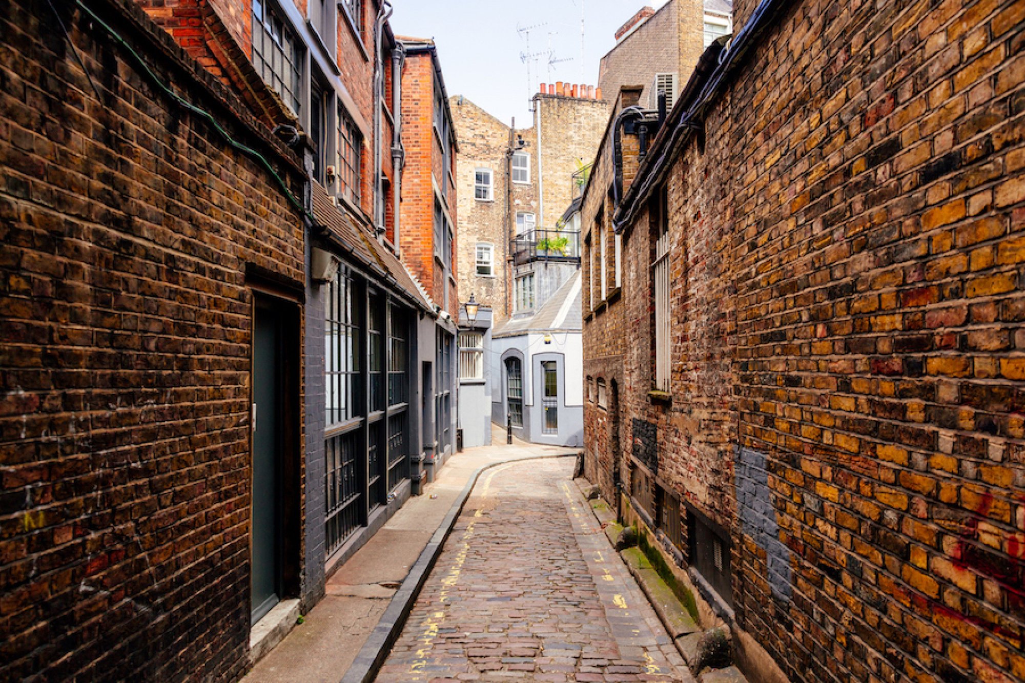 An alleyway in Fitzrovia, London.