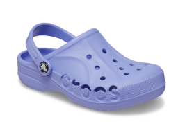 Violet colored Croc shoe