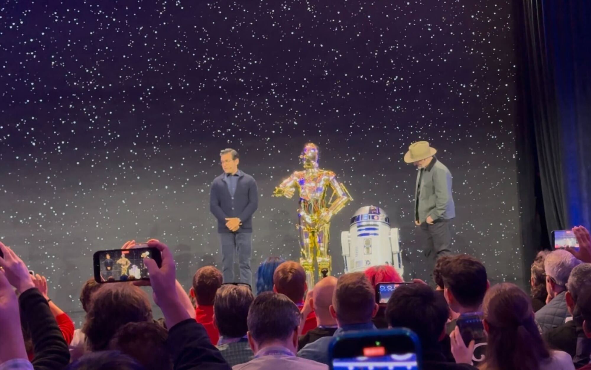 C-3PO and R2-D2 at CES 2026